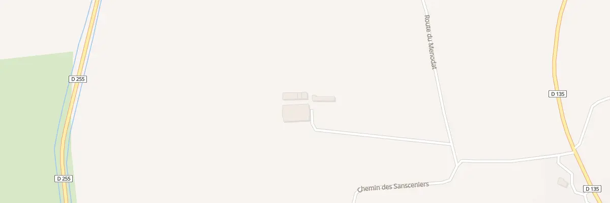 Plan de Rte du Ménodat à Saint-Androny