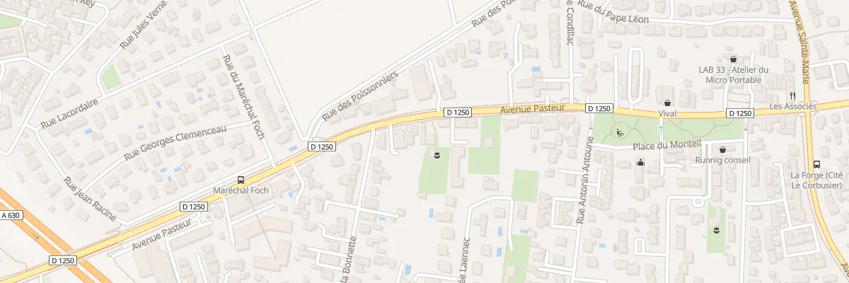 Plan du 179 Av Pasteur à Pessac