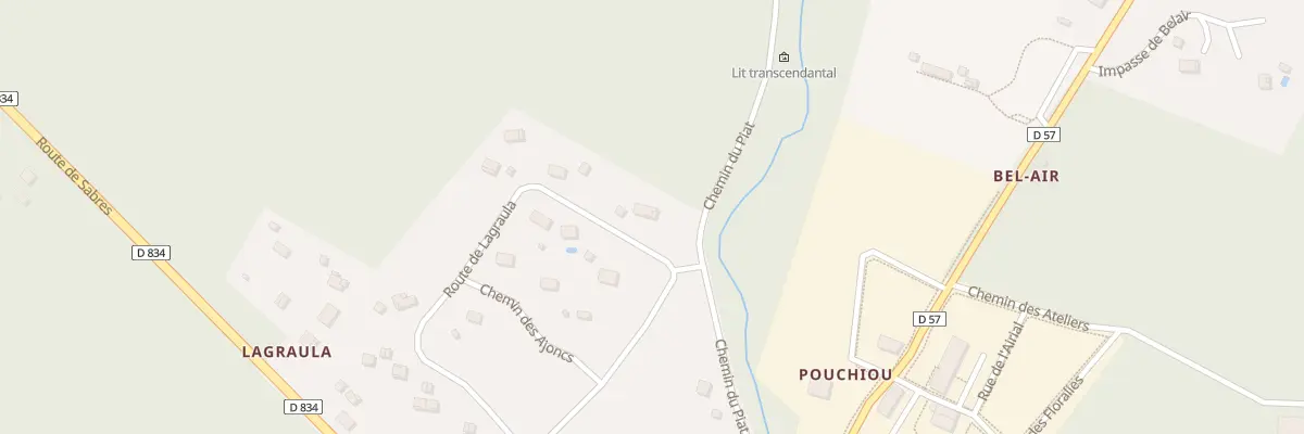Plan du 70 Che de Lagraula à Garein