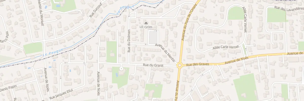 Plan du 7 Av du Menhir à Pessac