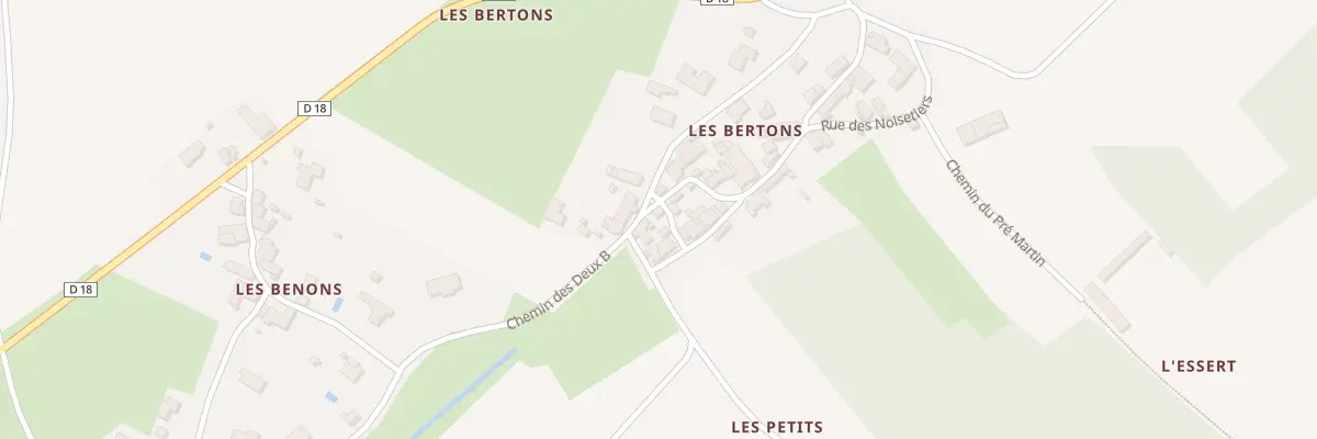 Plan du 5785 Les Bertons à Soulignonne