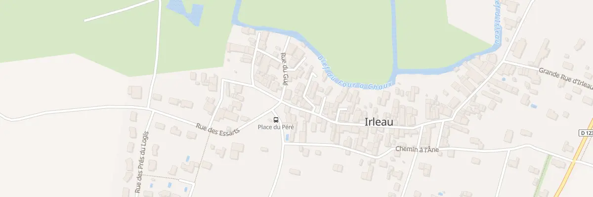 Plan du 3 Gr Grande Rue d’Irleau au Vanneau-Irleau