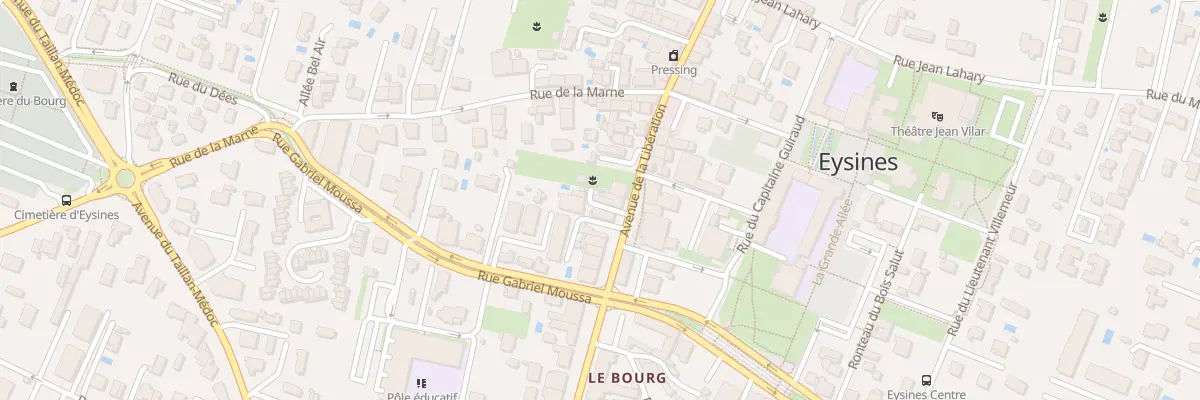 Plan du 74A Imp du Commerce à Eysines