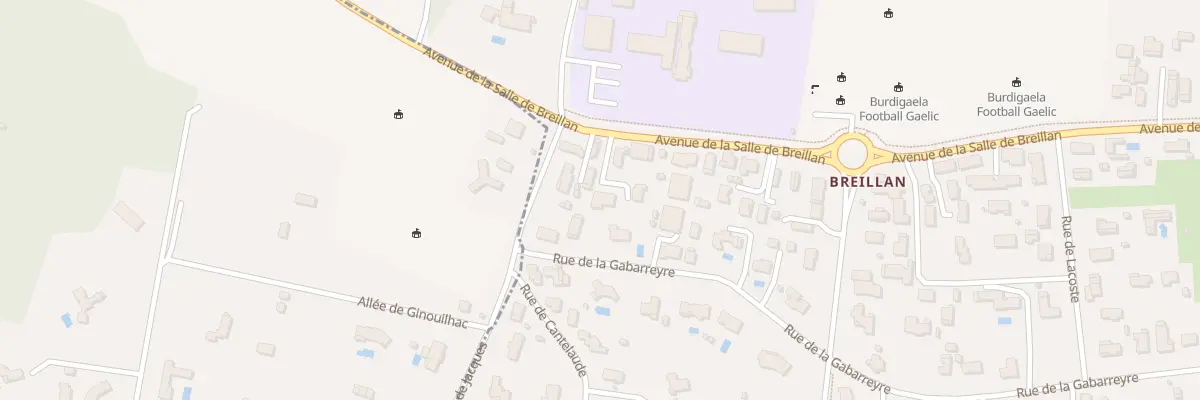Plan du 140 Av de la Salle de Breillan à Blanquefort