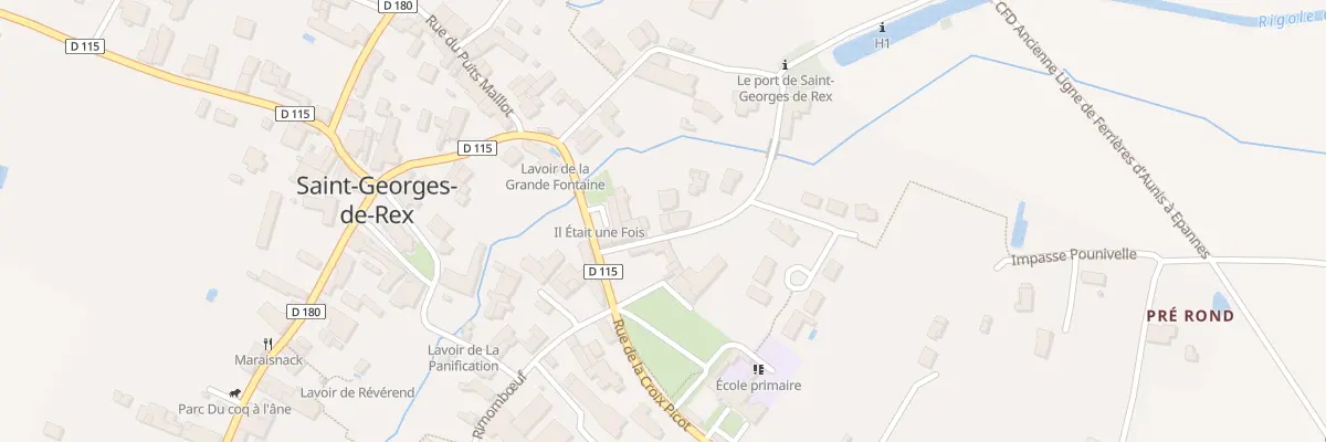 Plan du 5 Rue du Port à Saint-Georges-de-Rex
