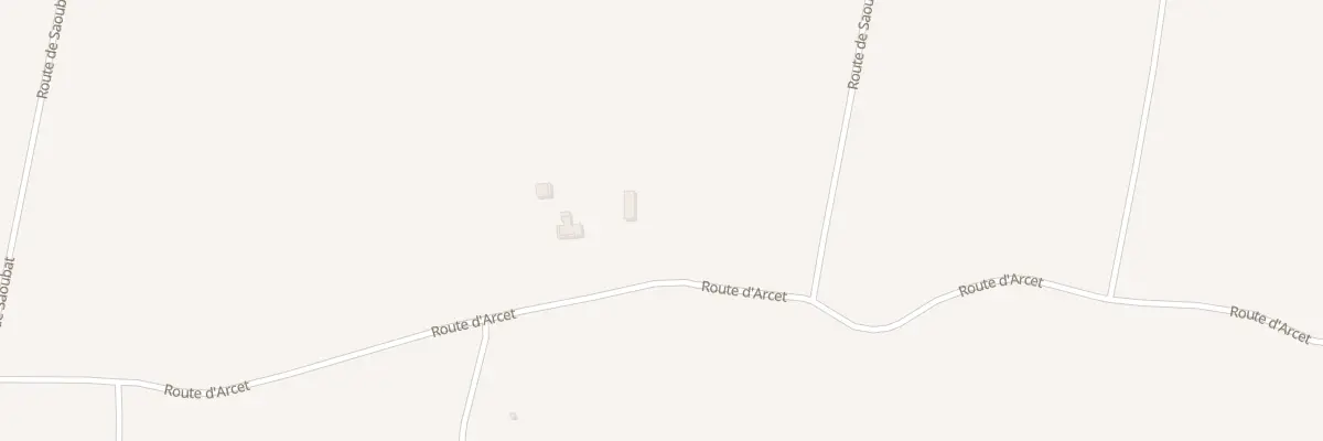 Plan du 403 Rte d’Arcet à Toulouzette