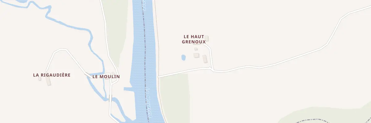 Plan du 1 Le Haut Grenoux à Moulay