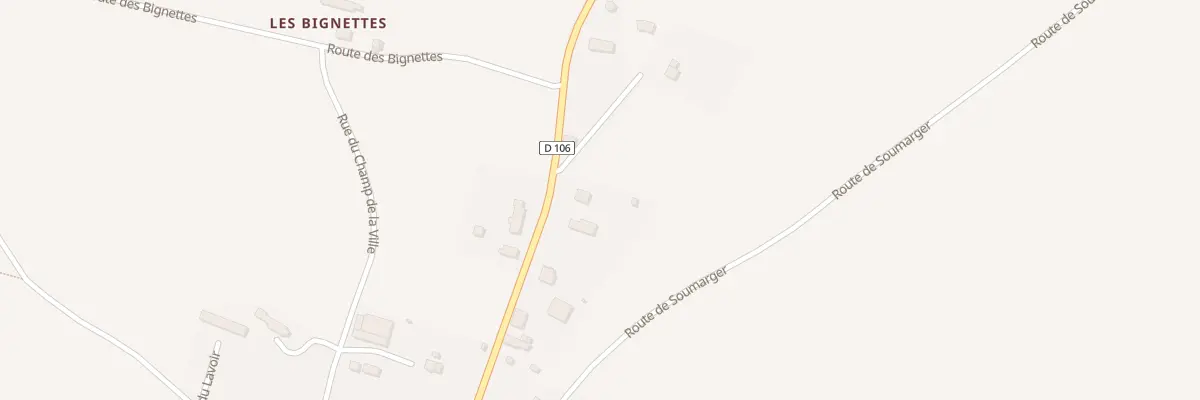 Plan du 42 Rte du Mont Pincon - St Jean à Terres de Druance