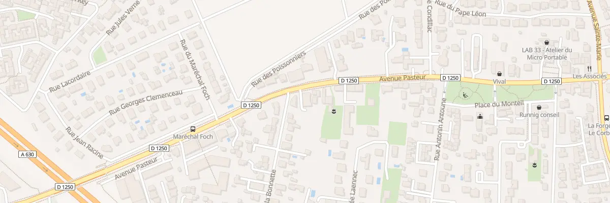 Plan du 185 Av Pasteur à Pessac