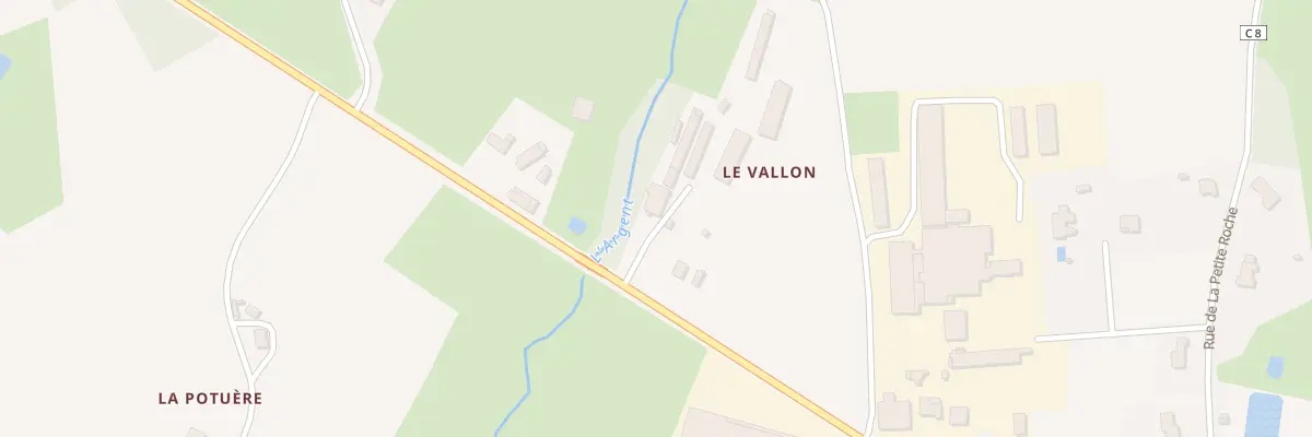 Plan du 1 Le Vallon au Pin