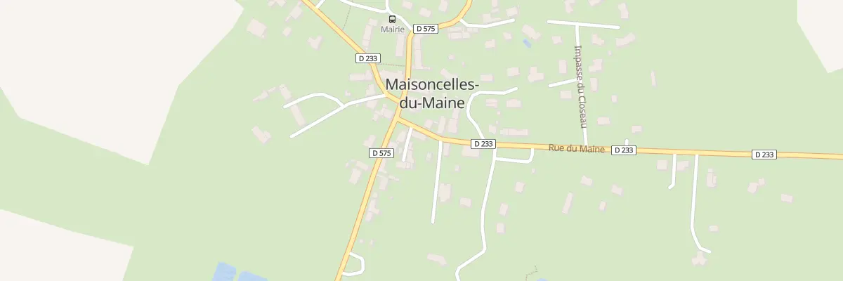 Plan du 2 Rue du Maine à Maisoncelles-du-Maine