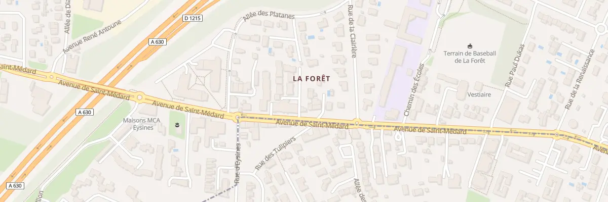 Plan du 155 Av de Saint-Medard à Eysines