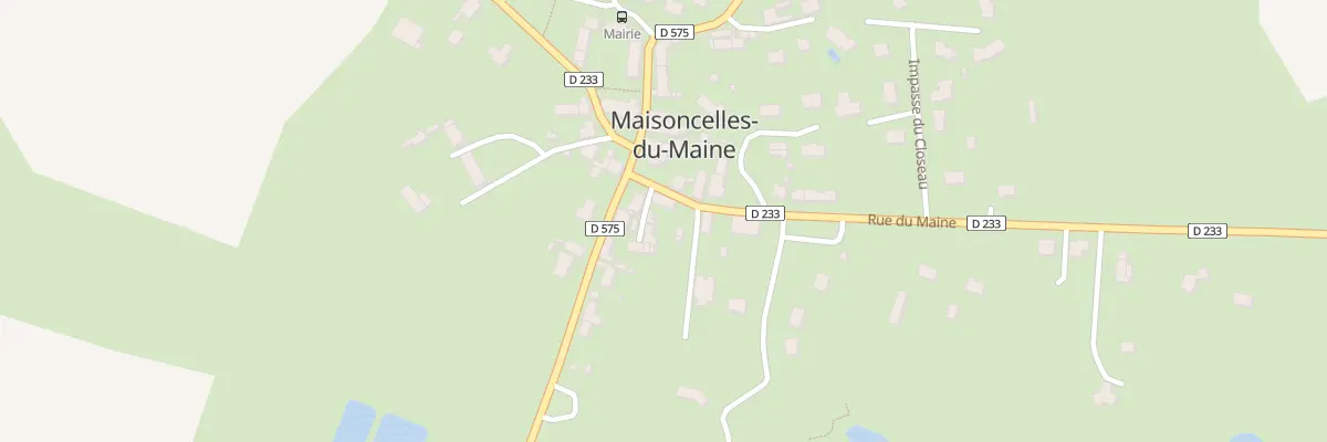Plan du 1 Imp de la Forge à Maisoncelles-du-Maine