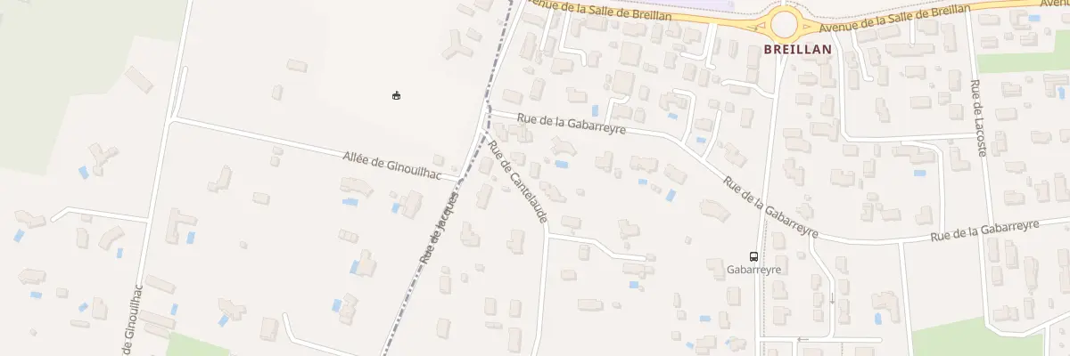 Plan du 35 Rue de Cantelaude à Blanquefort