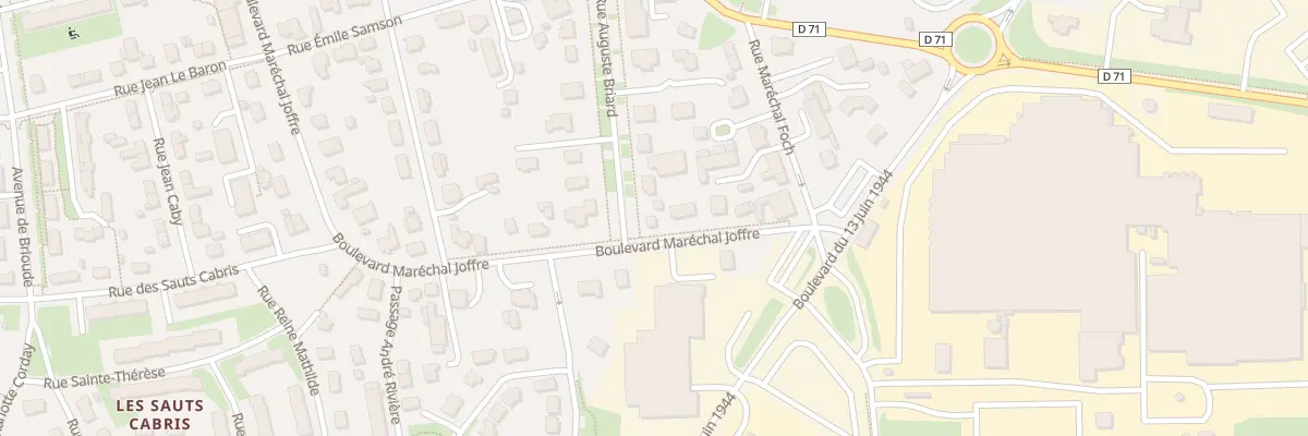 Plan du 29 Bd Maréchal Joffre à Villers-Bocage