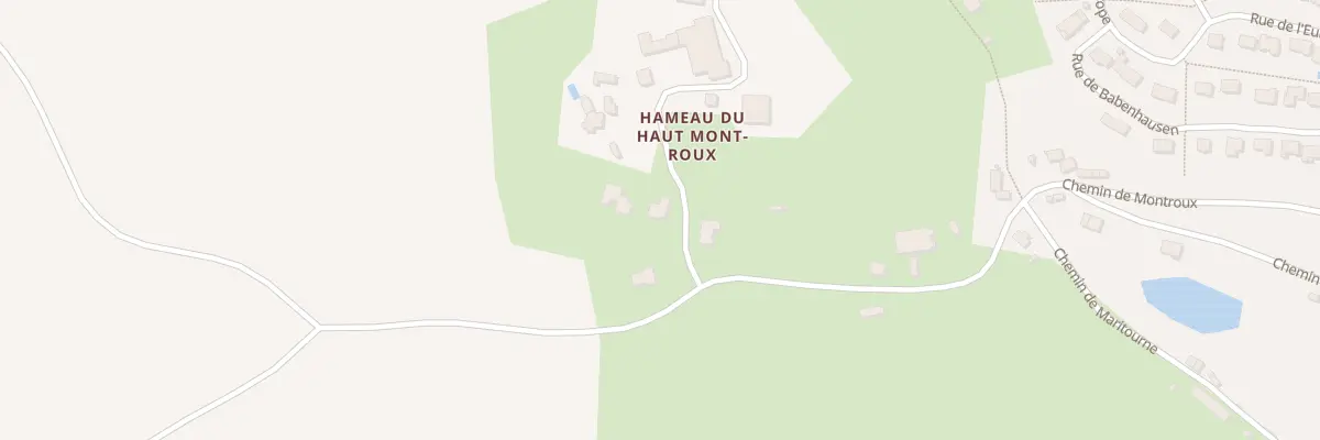 Plan du 3 Ham du Haut Mont-Roux à Argentré
