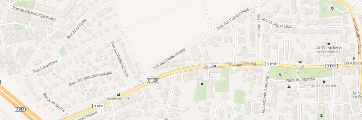 Plan du 236B Av Pasteur à Pessac