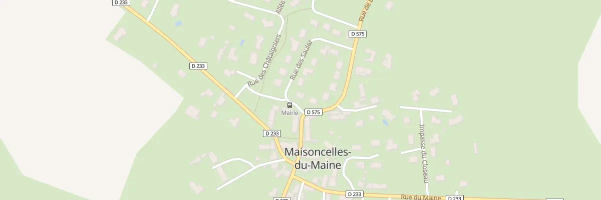 Plan du 11 Rue des Saules à Maisoncelles-du-Maine