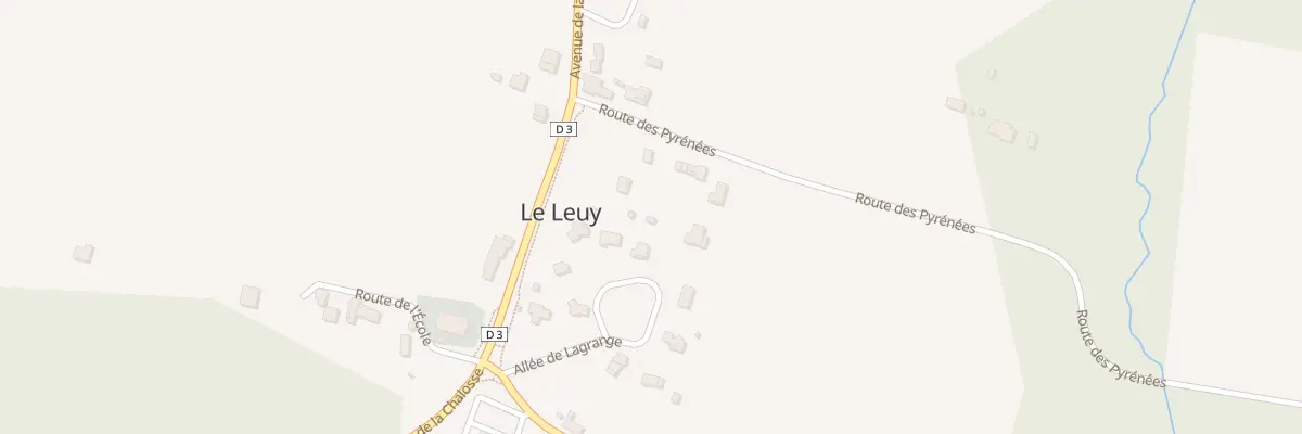 Plan du 143 All de Lagrange au Leuy