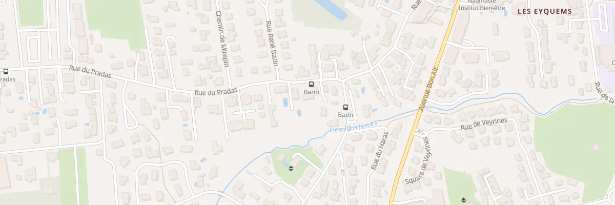 Plan du 34 Rue du Pradas à Mérignac