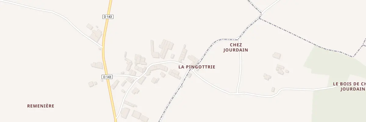 Plan du 6229 Billeride Est à Gémozac