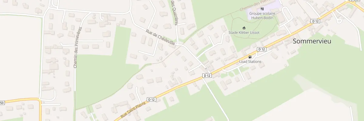 Plan du 30 Rue de Chédeville à Sommervieu