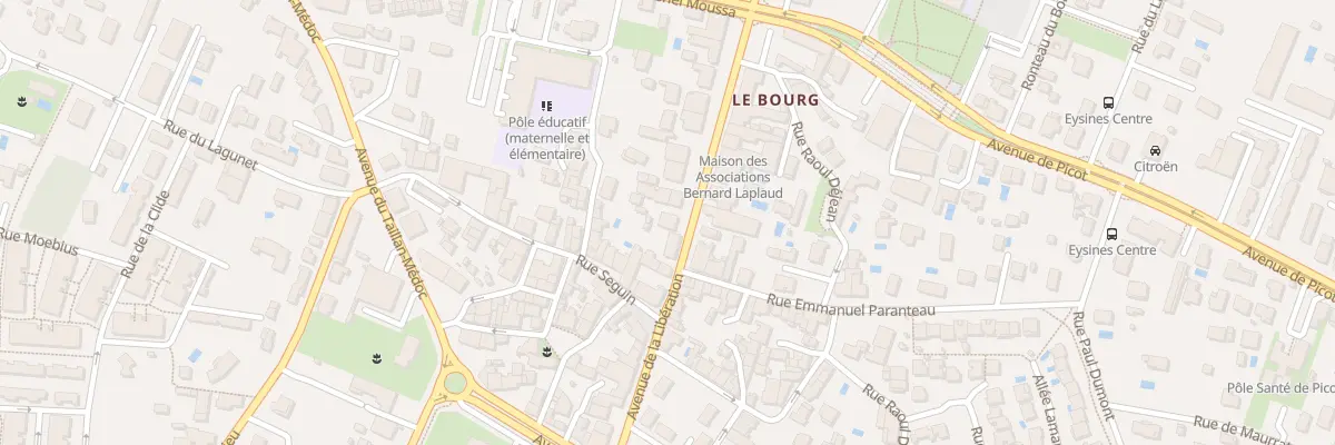 Plan du 106 Av de la Libération à Eysines