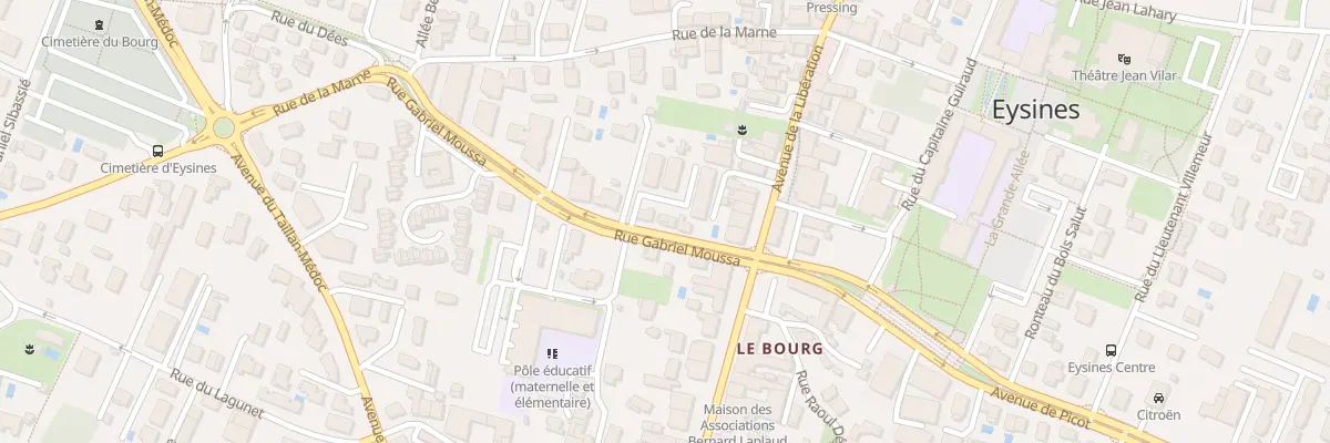 Plan du 6 Rue Gabriel Moussa à Eysines