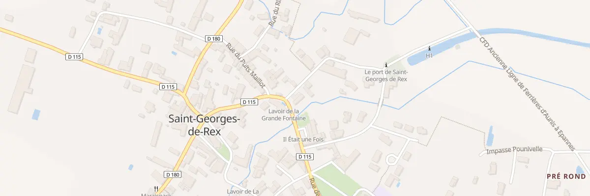 Plan du 2 Rue du Château à Saint-Georges-de-Rex