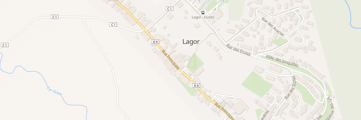Plan du 88 Rue Principale à Lagor