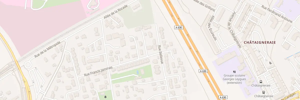 Plan du 3 Rue Francis Jammes à Pessac