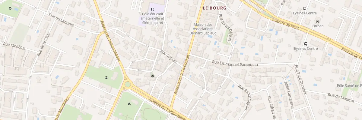 Plan du 110 Av de la Libération à Eysines