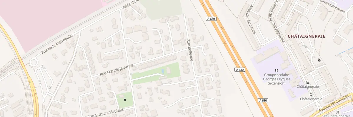Plan du 6 Rue Francis Jammes à Pessac