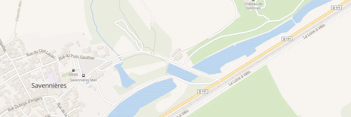 Plan du 5122 Le Chateau de Varennes à Savennières