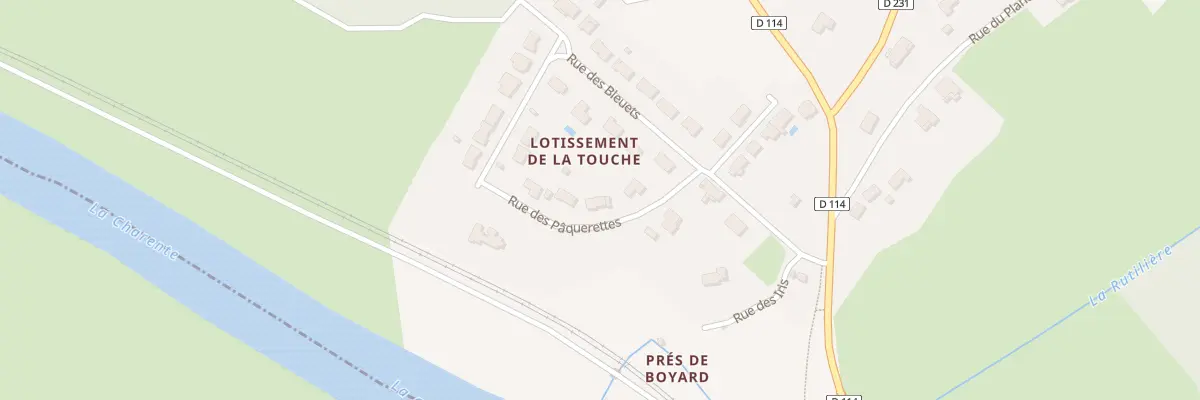 Plan du 6 Rue des Paquerettes à Taillebourg