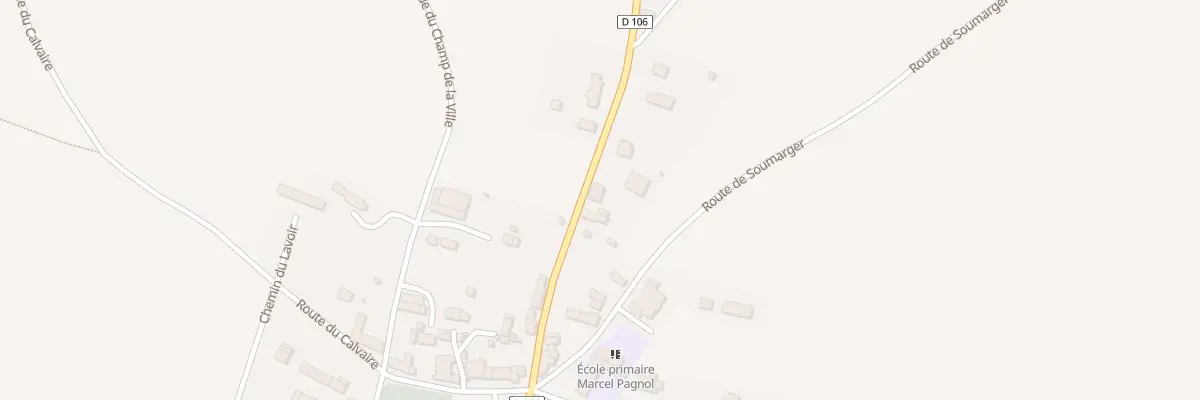 Plan du 36 Rte du Mont Pincon - St Jean à Terres de Druance
