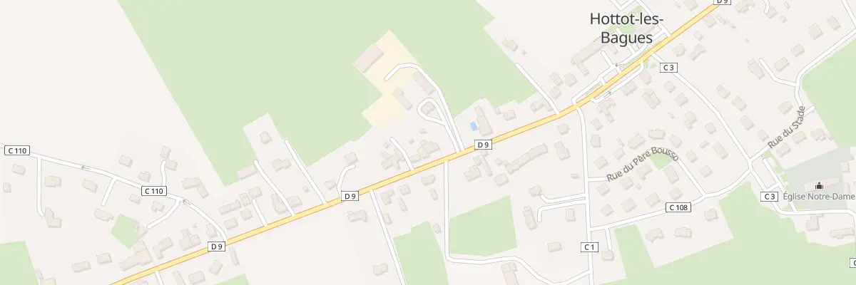 Plan du 10 Rte de Caumont l’Evente à Hottot-les-Bagues