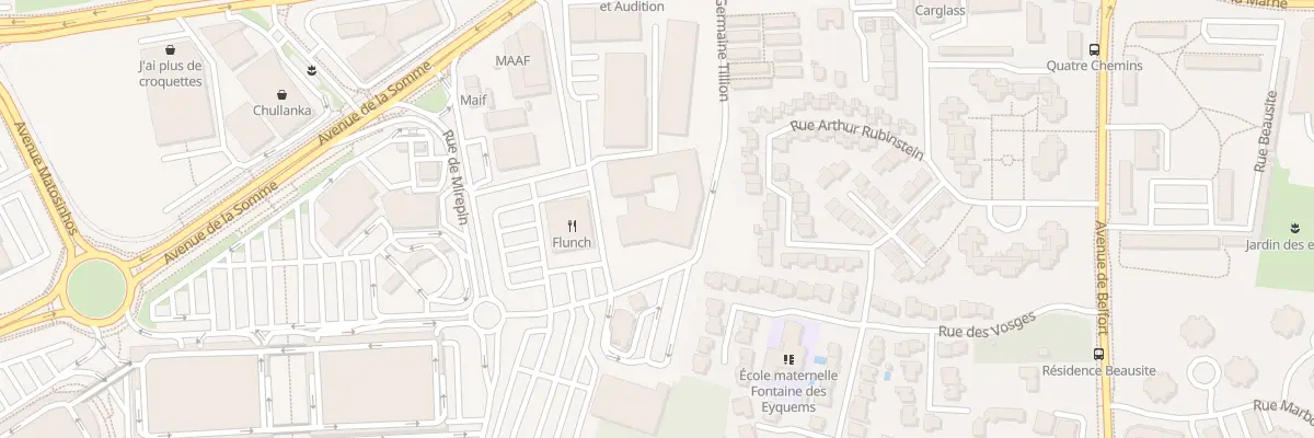 Plan du 6 Rue Germaine Tillion à Mérignac