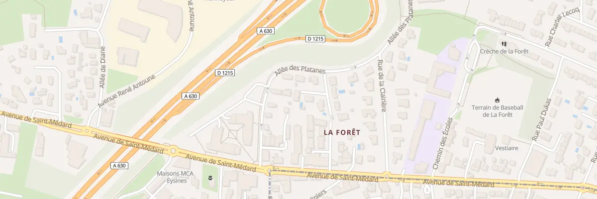 Plan du 4 All des Alisiers à Eysines
