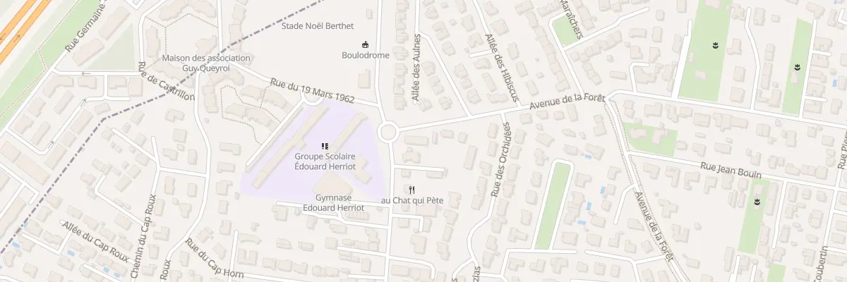Plan du 102 Av de la Forêt à Mérignac
