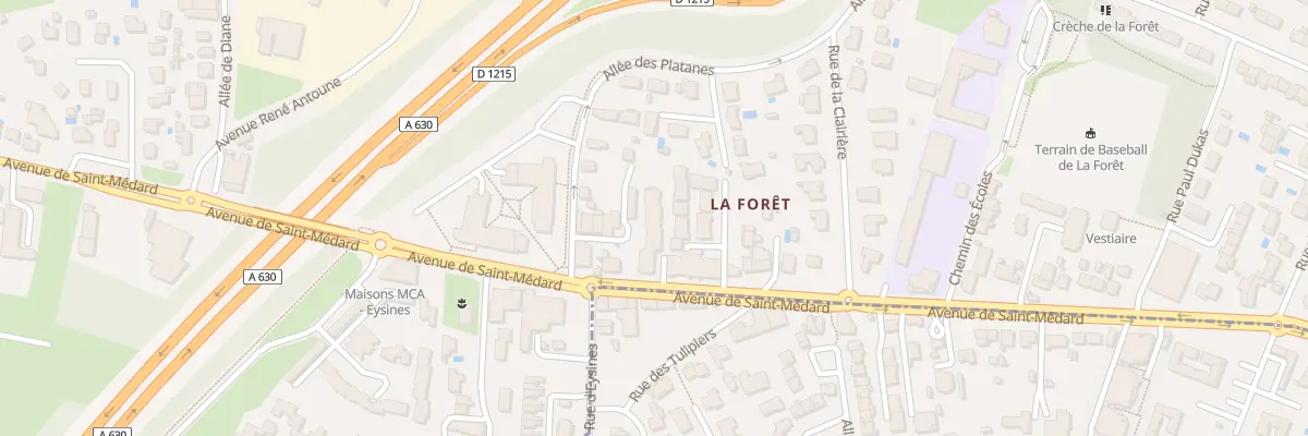 Plan du 163 Av de Saint-Medard à Eysines