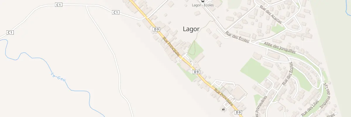 Plan du 65 Rue Principale à Lagor