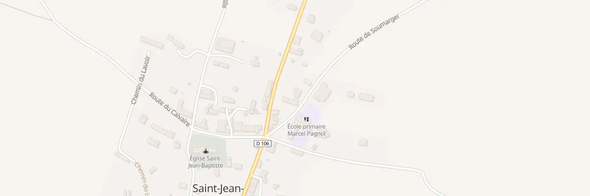 Plan du 5108 Le Bourg - St Jean Blanc à Terres de Druance
