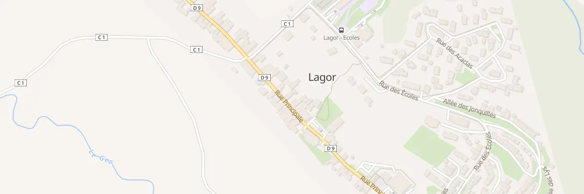 Plan du 94 Rue Principale à Lagor