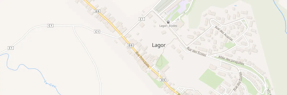 Plan du 98 Rue Principale à Lagor