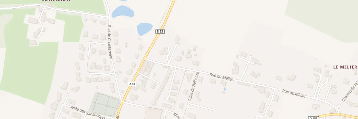 Plan du 3 Rue du Mêlier au Pin