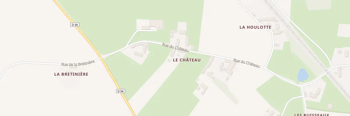 Plan du 5 Rue du Château à Nonant