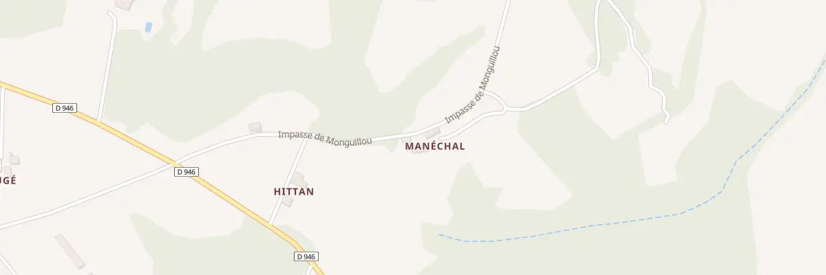 Plan du 305 Imp de Monguillou à Mesplède