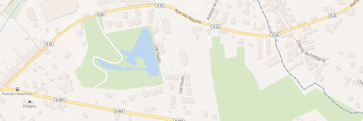 Plan du 16B Cite Paulin à Blaye