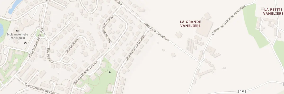 Plan du 38 Rue Alphonse Daudet à Cerizay